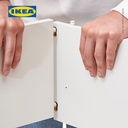 IKEA VIHALS Kabinet Penyimpanan Dengan Pintu Geser Serbaguna Putih 95x47x90 cm