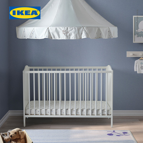 IKEA SMAGORA Ranjang Bayi Berkualitas Putih 60x120 cm