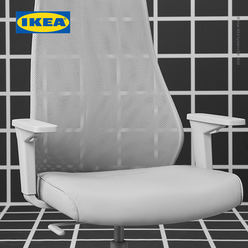 IKEA MATCHSPEL Kursi Gaming Abu-abu Muda Nyaman