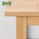 IKEA HEMNES Meja Tamu Minimalis Cokelat Muda 90x90 cm