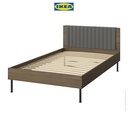 IKEA BRUKSVARA Rangka Tempat Tidur Cokelat 120x200 cm