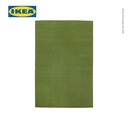 IKEA BUSSFIL Karpet Bulu Tipis Krem 200x300 cm