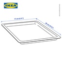 IKEA UPPSNOFSAD Penutup Serbaguna Persegi 25x17 cm
