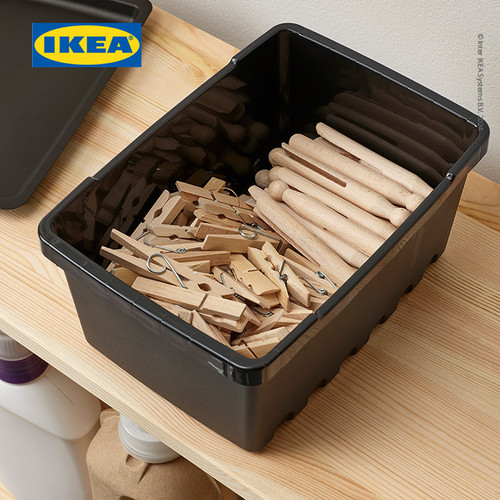 IKEA UPPSNOFSAD Kotak Penyimpanan Serbaguna 25x17x12 cm /3.5l