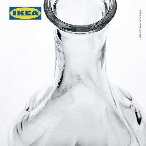 IKEA VILJESTARK Vas Bunga Bahan Kaca 17cm