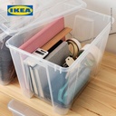 IKEA SAMLA Kotak Penyimpanan Transparan Tanpa Tutup 39x28x28 cm/22 l