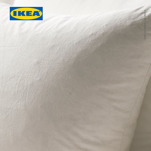 IKEA FJADRAR Alas Bantal Kursi 50x50cm Putih Pudar