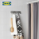 IKEA BROGRUND Rak Dengan Pengait Stainless Steel