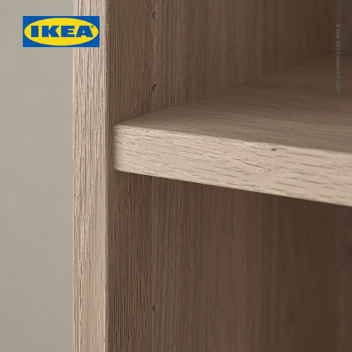 IKEA BILLY Rak Buku Minimalis Efek Kayu Oak Berkualitas 80x28x202 cm