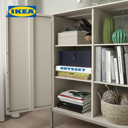 IKEA TULLSTORP Kabinet Penyimpanan Serbaguna Krem 99x35x89 cm
