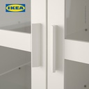 IKEA BRIMNES Kabinet Penyimpanan Dengan Pintu Kaca Putih 80x190 cm