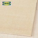 IKEA BUSSFIL Karpet Bulu Tipis Krem 200x300 cm