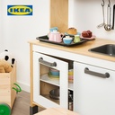 IKEA DUKTIG Set Mainan Mangkok / Piring Warna Campuran Isi 8pcs