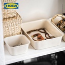IKEA NOJIG Kotak Pengatur Bahan Plastik 10x20x5 cm