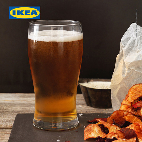 IKEA LODRAT Gelas Bir Bahan Kaca 50cl