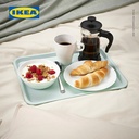 IKEA TILLGANG Nampan Plastik Hijau Pucat 37x29 cm