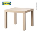 IKEA LACK Meja Kecil Samping Sofa Minimalis 55x55cm