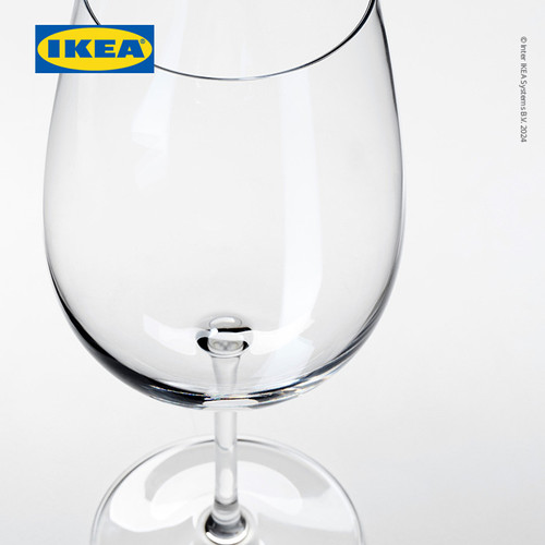 IKEA STORSINT Gelas Kaca Bening untuk Wine 68cl Set Isi 6pcs