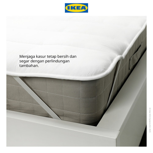 IKEA BRUKSVARA Alas Kasur / Mattress Cover Puith 120x200 cm