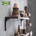 IKEA FJALLBO Rak Dinding Hitam Minimalis 101x20 cm