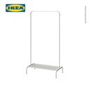 IKEA BRUKSVARA Stand Gantungan Pakaian / Rak Pakaian 78x147 cm
