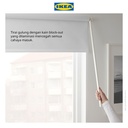 IKEA FRIDANS Tirai Gulung Anti Tembus Cahaya Putih 140x195 cm