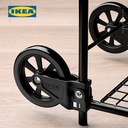 IKEA RULLEBOR Troli Belanja Serbaguna Hitam