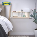 IKEA SKOMAKARE Rak Dinding Serbaguna Putih / Aspen 65x26 cm