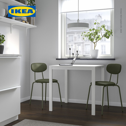 IKEA MELLTORP Meja Putih Minimalis 75x75 cm
