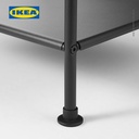 IKEA FROSJON Unit Rak Kamar Mandi Serbaguna Hitam 40x96 cm
