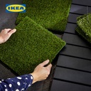 IKEA RUNNEN Decking Tile Bongkar Pasang Rumput Tiruan 0.81 m² Isi 9Pcs