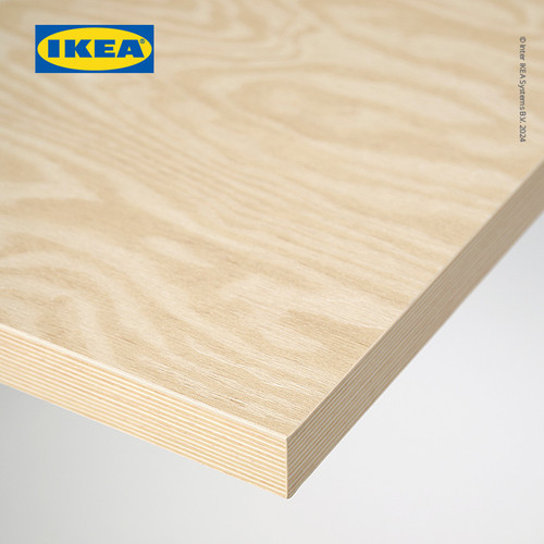 IKEA MITTCIRKEL/ADILS Meja Kerja/Belajar Minimalis Efek Kayu Pinus 120x60 cm