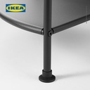 IKEA FROSJON Unit Rak Sudut Kamar Mandi Serbaguna Hitam 35x156 cm