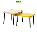 IKEA SONHULT Meja Tamu Bersusun Serbaguna Set Isi 2 pcs
