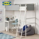 IKEA VITVAL Bagian Atas Meja Putih 95x45 cm