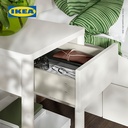 IKEA TONSTAD Meja Samping Tempat Tidur Putih Pudar 40x40x59 cm