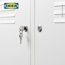 IKEA PS Kabinet Penyimpanan Serbaguna Putih 119x63 cm