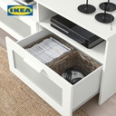 IKEA BRIMNES Meja TV Dengan Penyimpanan Putih 120x41x53 cm