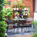 IKEA LACKO Meja Luar Ruangan Serbaguna Abu-Abu 70 cm