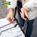 IKEA RULLEBOR Troli Belanja Serbaguna Hitam