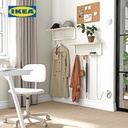 IKEA SKOMAKARE Rak Dinding Serbaguna Putih / Aspen 65x26 cm
