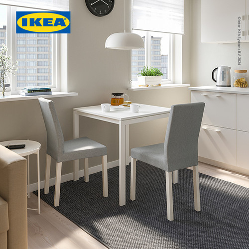 IKEA MELLTORP Meja Putih Minimalis 75x75 cm