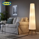 IKEA OKENSAND Lampu Lantai Kayu Beech / Putih 154cm