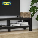 IKEA LACK Meja TV Minimalis Hitam - Cokelat 120x35x36 cm