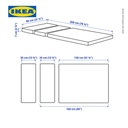 IKEA PLUTTEN Kasur Busa Untuk Tempat Tidur Dapat Dipanjangkan 80x200 cm
