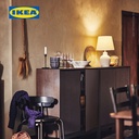IKEA BLIDVADER Lampu Meja Putih Pudar Keramik / Krem Minimalis 50cm