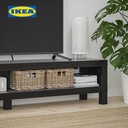 IKEA LACK Meja TV Minimalis Hitam / Cokelat 160x35x36 cm