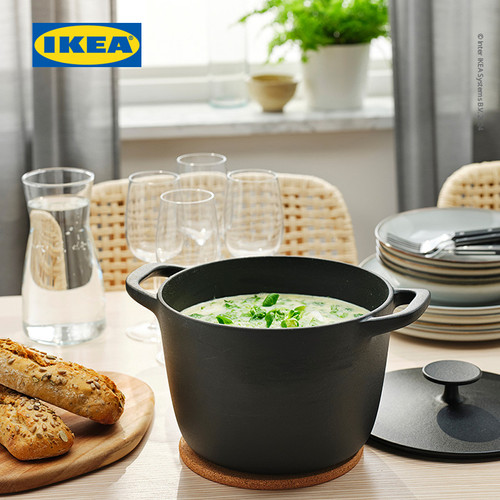 IKEA VARDAGEN Panci Dengan Penutup 5L