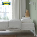 IKEA VEVELSTAD Rangka Tempat Tidur Minimalis Putih 90x200 cm