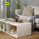 IKEA BESTA Meja Tamu Minimalis Putih 120x56x38cm